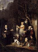Gabriel Metsu The Poultry Woman France oil painting artist